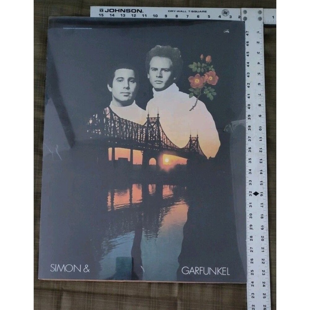 1968 PAUL SIMON & ART GARFUNKEL Columbia RECORDS Poster by Don Huntein Bob Cato